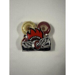 Spitfire Classics Skateboard Wheels 51mm 99DU Original Classic Set Of 4 White